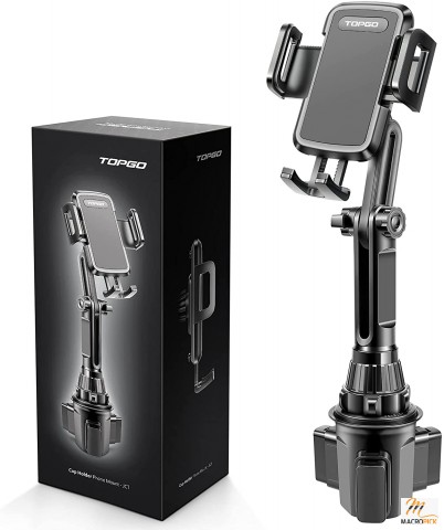 Car Cup Holder Phone Mount | Infintely Adjustable Pole Ultra stable & Never Shake