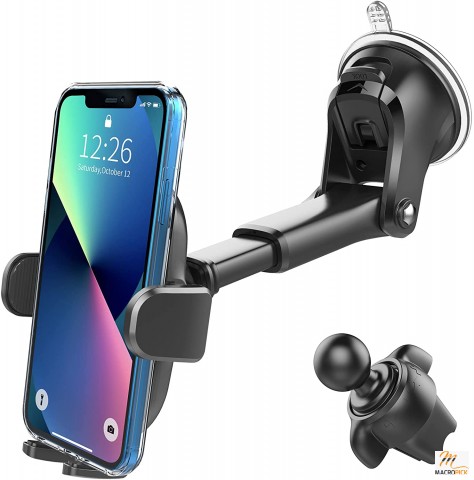 Phone Cup Car Mount Holder 3-in-1 Suction with Strong Sticky Gel Pad