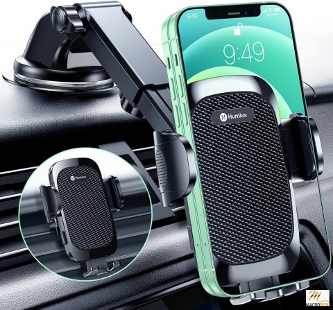 Universal Hands-Free Cell Phone Holder for Car Dashboard Windshield Air Vent Car Mount