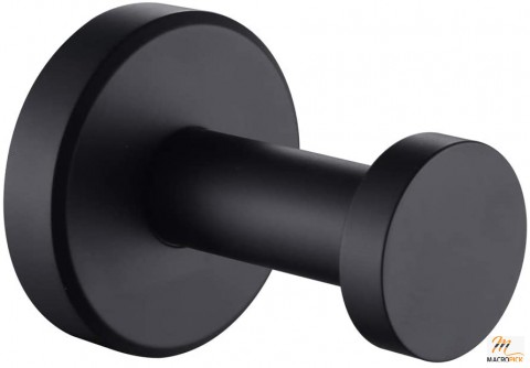 Matte Black Robe Towel Hook | Towel Hanger for Bathroom Kitchen Home Storage