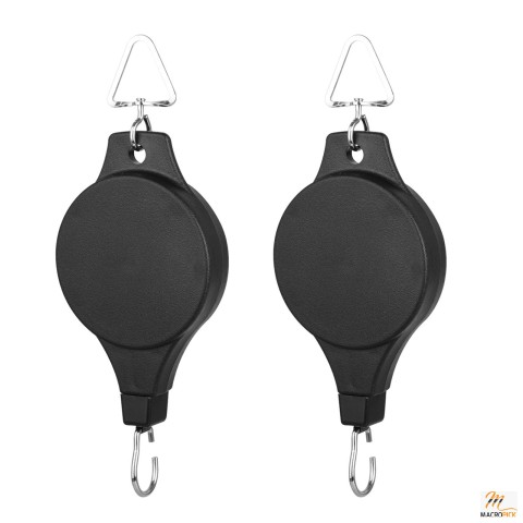 2pcs Plant Retractable Pulley, EEEKit Hanger Hanging Planters