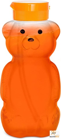 Juice Bear Bottle Drinking Cup with 3 Long Straws