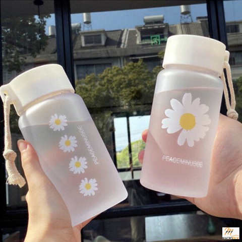 500ml Cute Transparent Plastic Water Drinking Bottles Water Kids For School