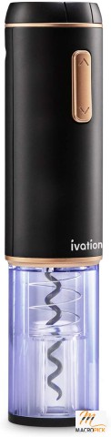 Ivation Electronic Wine Opener Gift Set - Cordless Rechargeable Wine Bottle