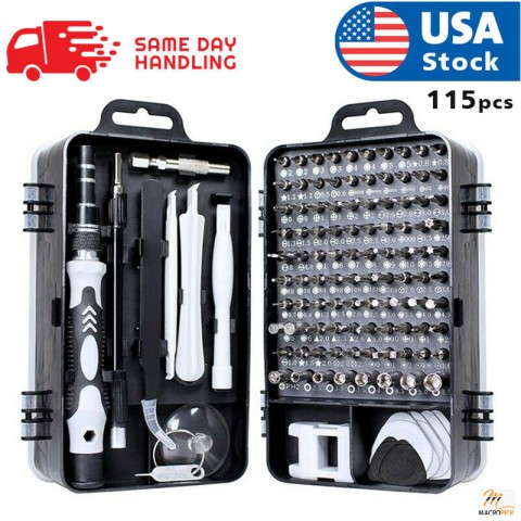 usa magnetic screwdriver bit set for iphone/macbook tool kit set 117pcs