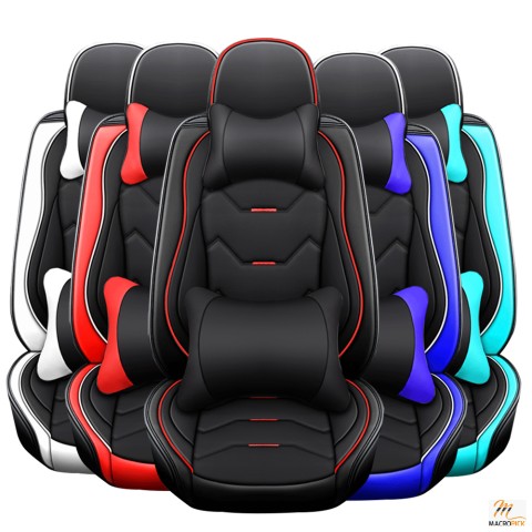 OTOEZ Car Seat Covers Leather Front Back 5 Seats Full