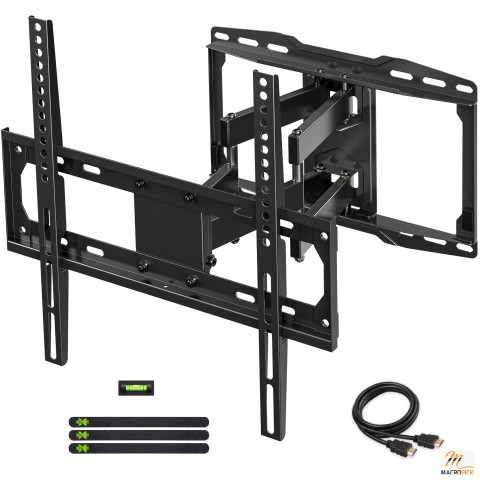 USX MOUNT Full Motion TV Wall Mount for 26-60" TVs, Swivel Extension Tilt Rotation Articulating Arms TV