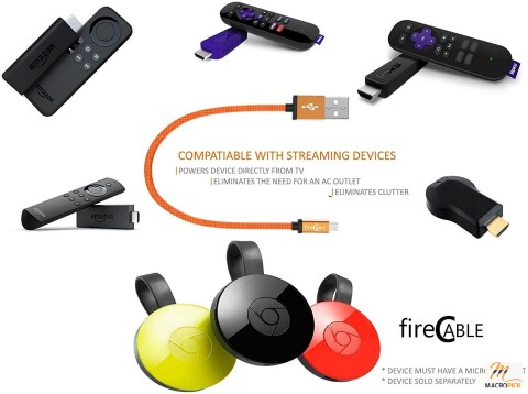 Universally Usb fire-Cable Plus Wireless Adapter