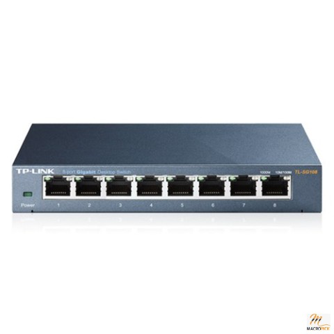 TP-Link TL-SG108 8-port 10/100/1000Mbps Desktop Switch