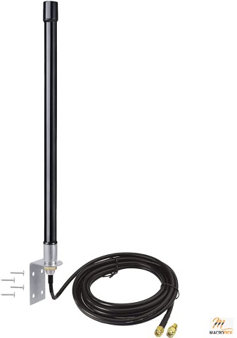 PGTC 12dBi WiFi SMA Male Antenna 2.4GHz 5.8GHz Dual Band 15CM