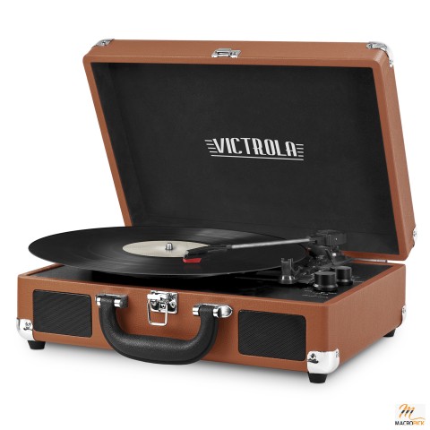 Victrola Journey Bluetooth Suitcase Record Player with 3-Speed Turntable