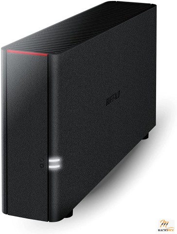 BUFFALO Link Station 210 4TB 1-Bay NAS Private Cloud/Media Server - Data Storage with HDD Hard Drives Included