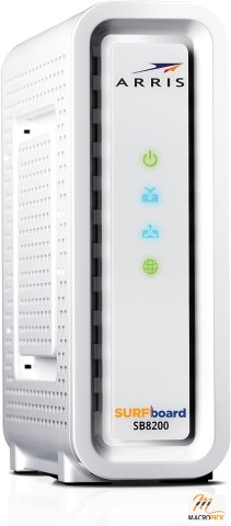 ARRIS SURFboard SB8200 DOCSIS 3.1 Gigabit Cable Modem - Max Internet Speed Plan 1000 Mbps