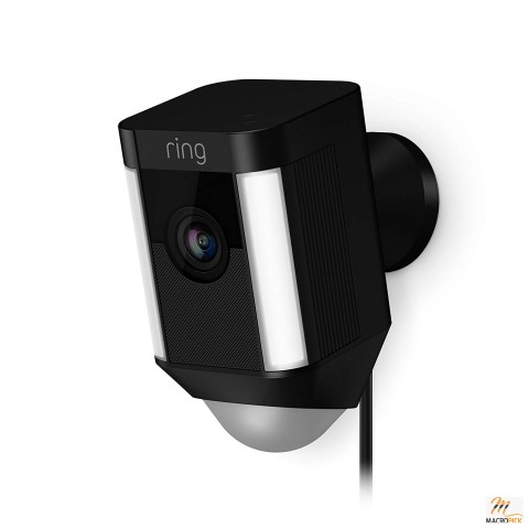 Spotlight Cam Wired HD Security Camera with Built Two-Way Talk and a Siren Alarm