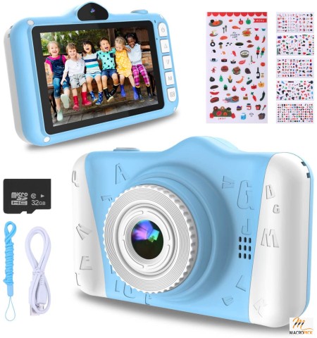 Multi-function Digital Camera Rechargeable Electronic Camera with 32GB TF Card For Kids