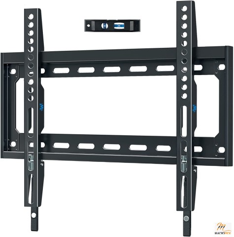 TV Mount Fixed for Most 26-55 Inch LED, LCD and Plasma TV, TV Wall Mount TV Bracket up to VESA 400x400mm and 100 LBS Loading Capacity