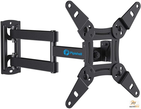 Full Motion TV Monitor - Wall Mount Bracket Articulating Arms Swivels Tilts Extension Rotation