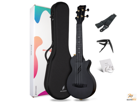 Enya Soprano Nova U Black Carbon Fiber Ukulele