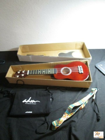 ADM Soprano Ukulele for Beginners 21 Inch Hawaiian Wood Ukelele Kit