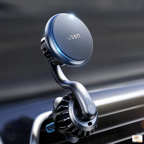 Magnetic Phone Holder for Car - 8x Strong Magnetic Stable Worry-Free -  360° Unobstructed Cell Phone Holder