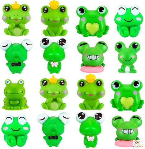 45 Pieces Cute Frog Miniature Figurines -  Mini Garden Frog Ornaments Animals Model Ideal For Fairy Garden Miniature Landscape