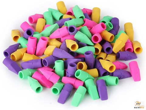 Mr. Pen Pencil Top Erasers, Cap Erasers, 120 Pack