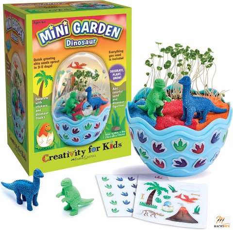 Creativity for Kids Mini Garden: Dinosaur Terrarium - Arts and Crafts for Boys and Girls Ages 6-8+