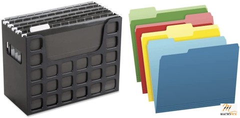 Pendaflex Portable Desktop File, Side Handles, Hanging File