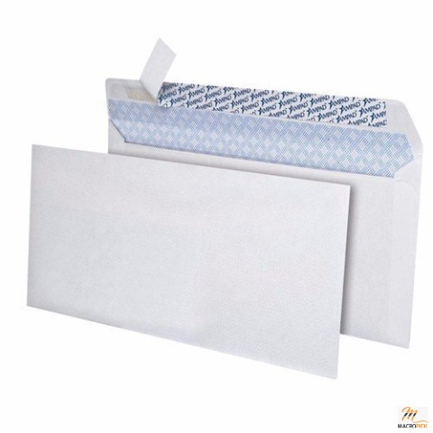 Wideskall White Security #10 Self-Seal Security Tinted Envelopes