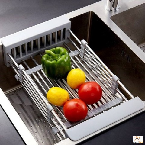 Expandable Dish Drying Rack Over The Sink