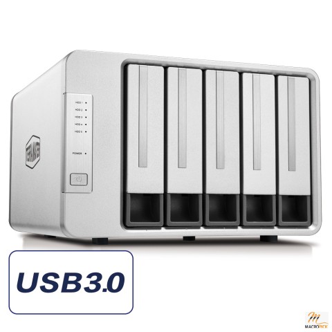 TerraMaster D5-300C USB3.1 (Gen1) Hard Drive RAID Storage (Diskless)