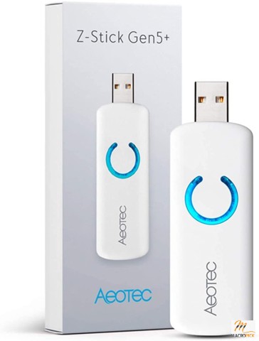 Aeotec Z-Stick Gen5 Plus, Z-Wave Plus USB to Create Your Own Z-Wave Hub, SmartStart and S2 Enabled
