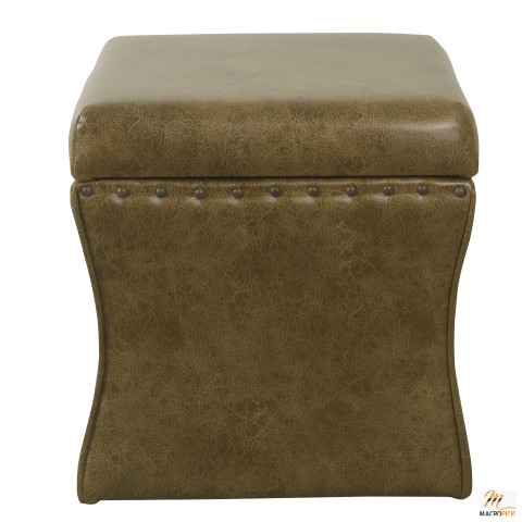 HomePop Cinch Storage Ottoman with Nailheads, Multiple Colors