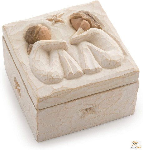 Sculpted Hand-Painted Friendship Keepsake Box