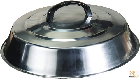 Blackstone Griddle Accessories - 12 Inch Round Basting Cover - Stainless Steel