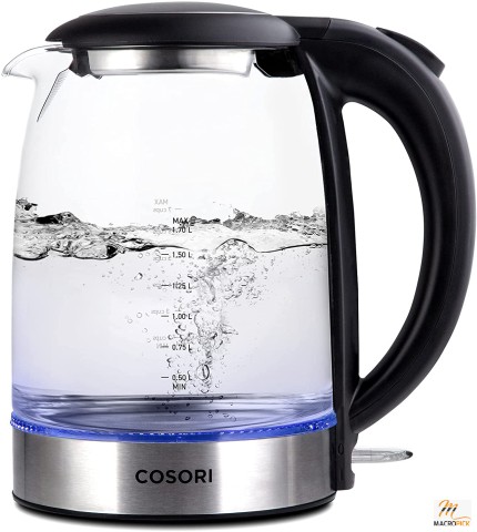 COSORI Electric Kettle with Stainless Steel Filter and Inner Lid