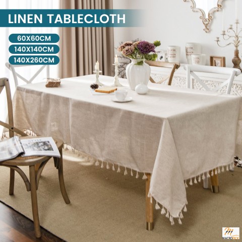 Heavy Duty Wrinkle Free Rectangle Table Cover for Kitchen Dining