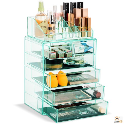 Sorbus Cosmetic Makeup and Jewelry Storage Case Display