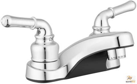 Pacific Bay Lynden Bathroom Faucet - Metallic Plating Over ABS Plastic (Chrome)