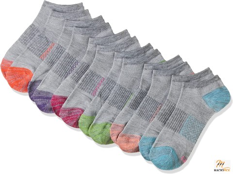 Hanes womens Hanes Women's 6-pair Lightweight Breathable Ventilation No Show Socks