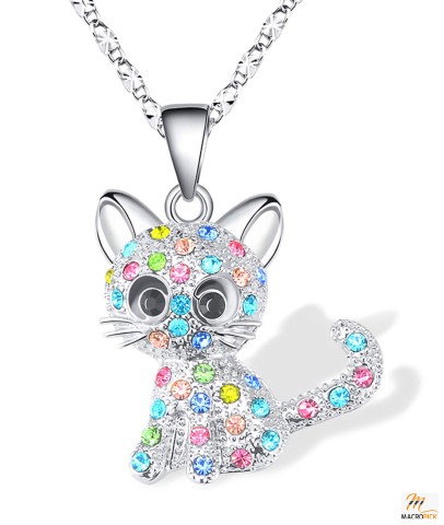 TINGN Kitty Cat Pendant Necklace Jewelry for Women Girls Cat Lover Gifts Daughter