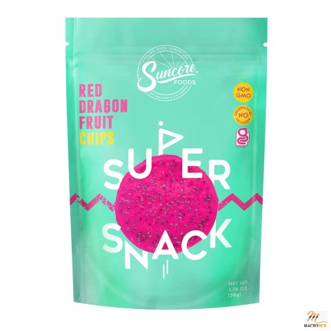 Suncore Foods Red Dragon Fruit Chips Supersnack