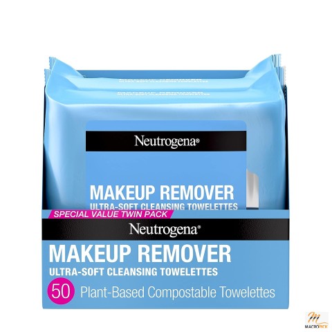 25 Count, 2 Pack Makeup Remover Cleansing Face Wipes - Daily Cleansing Facial Towelettes to Remove Waterproof Makeup and Mascara