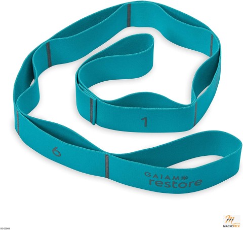 Gaiam Restore Stretch Band Strap - Elastic Stretching Strap