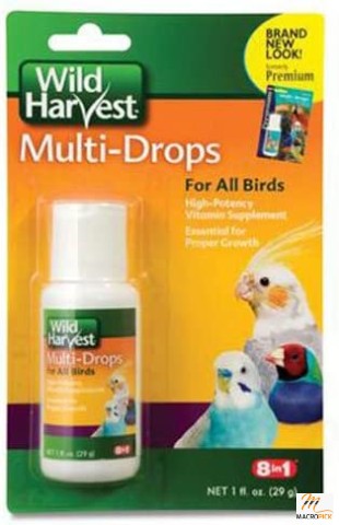 United Pet Group Wild Harvest Multi-Drops for All Birds 1 Ounce