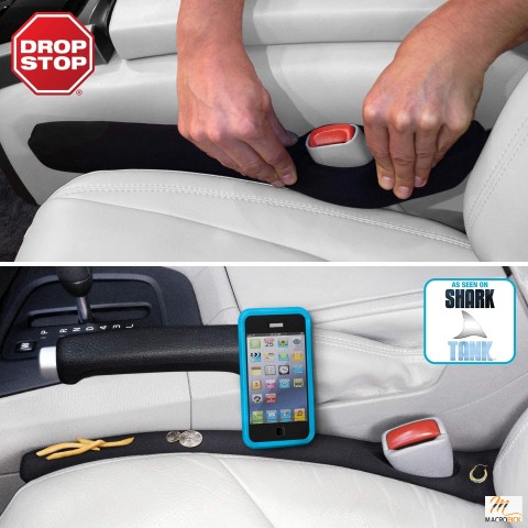 Drop Stop - The Original Patented Car Seat Gap Filler (AS SEEN ON Shark Tank)