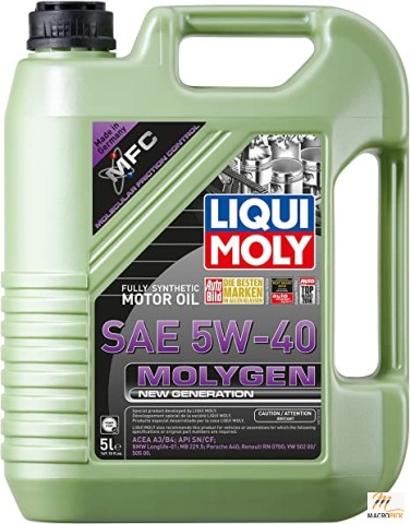 Liqui Moly 20232 Molygen New Generation 5W40 Motor Oil, 5 l, 1 Pack