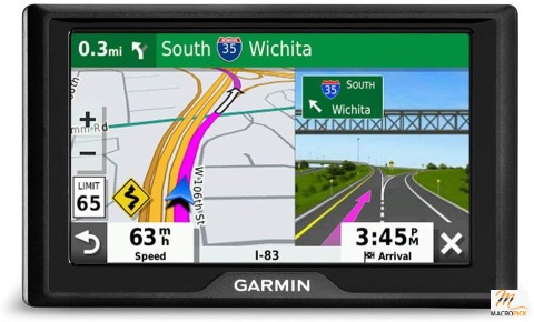 5" GPS Navigator With Driver Alerts And Travel Data - Includes Detailed Maps Of U.S & Canada