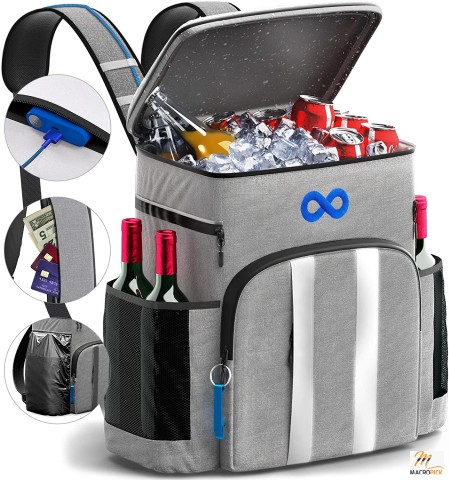 Everlasting Comfort Insulated Cooler Backpack - Keeps 54 Cans Cold for Up to 24 Hours