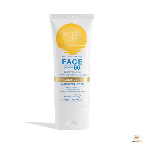 Fragrance Free Daily Sunscreen Face Lotion SPF 50 | Hydrating UVA + UVB Protection